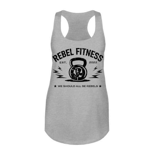 WE SHOULD ALL BE REBELS - WOMEN'S FITTED TANK TOP $2NJEXC$ Thumbnail