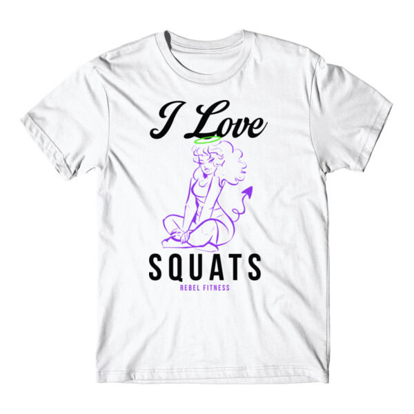 I LOVE SQUATS - T-SHIRT - $C78TWG$ Thumbnail