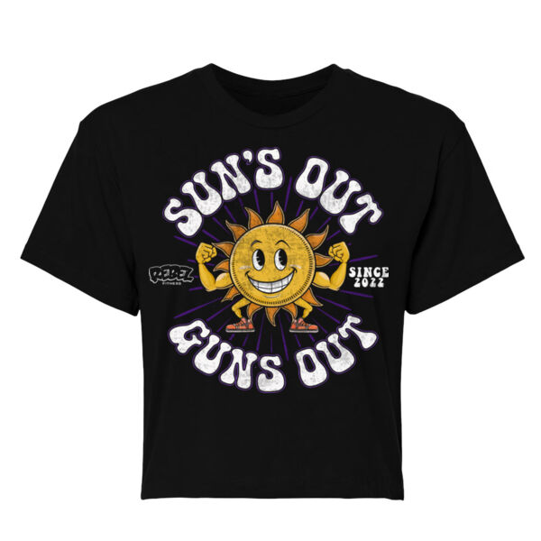 SUNS OUT GUS OUT - WOMEN'S CROP T-SHIRT - $FWPBHM$ Thumbnail