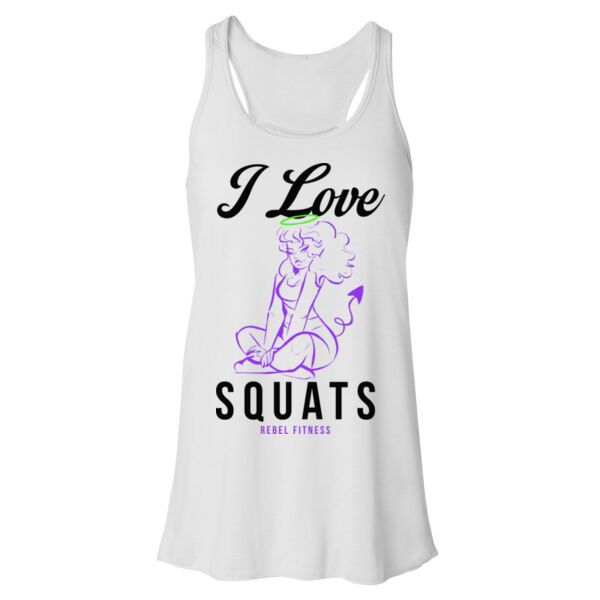I LOVE SQUATS - WOMEN'S RELAXED TANK TOP - $JD6457$ Thumbnail